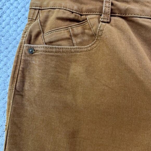 Democracy Jeans Womens 6 Brown Flex-ellent Mid Rise Straight Leg Festival Rodeo - Picture 5 of 16